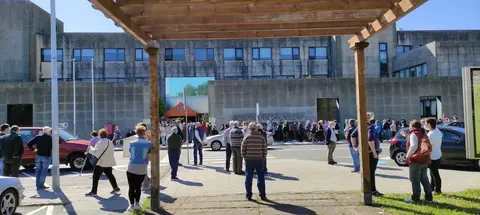 Dia de vacinacion no Hospital Virxe da Xunqueira-Foto-Rafa Quintans