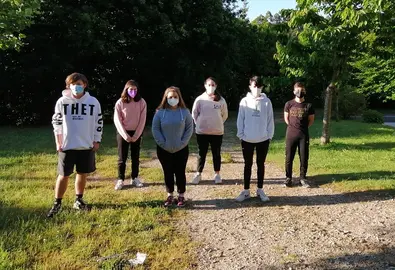 Alumnado do IES Eduardo Pondal