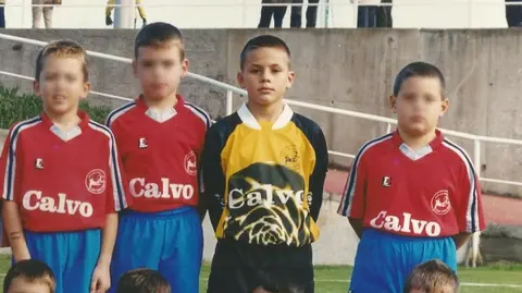 Santi Canedo, nunha das súas primeiras temporadas no Bergantiños - Luis Calvo