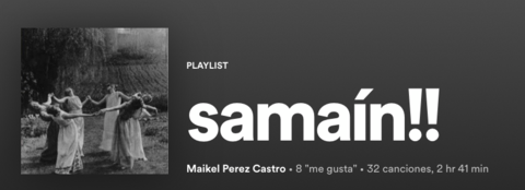 playlist samain