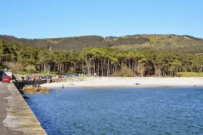 Praia de Balares no Camino dos Faros