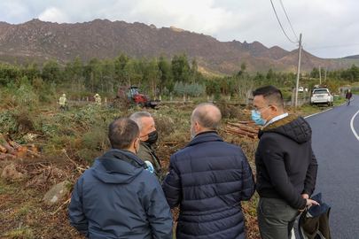 A Xunta en Carnota forestal