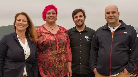 BNG_CAMARIÑAS Ana Pasantes Ilva Carril Xurxo Bana e Manuel