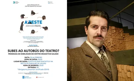 En bus ao teatro dende Malpica