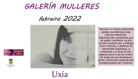 cartel UXÍA Galeria Mulleres Muxia