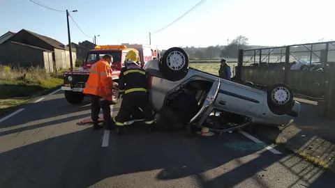 Accidente en Santa Comba