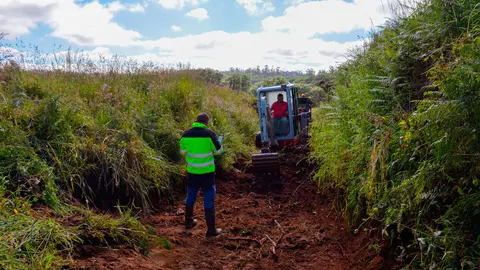 Cata arqueoloxica Fundacion Brandomil