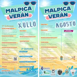 Folletos Malpica Verán xuño 22 3