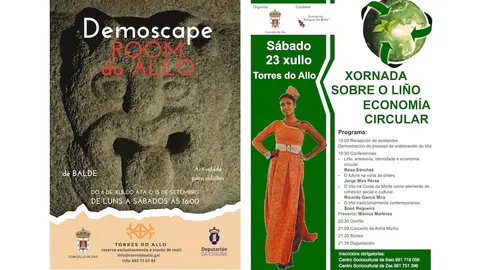 Torres do Allo scapte room.