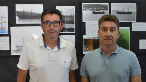 Aquiles Garea e o Concelleiro Jose Antonio Souto