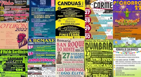 Festas Ultima semana de agosto 2022 Costa da Morte