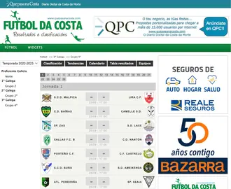 Calendario 3 galicia 22-23 futboldacosta