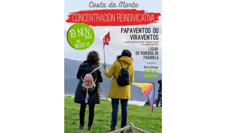 papaventos contra viraventos nos Penedos de Traba