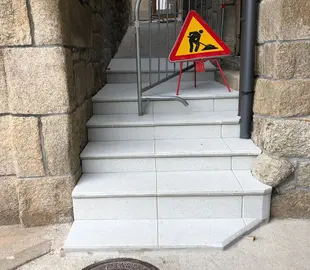 Lousas de escaleiras en laxe