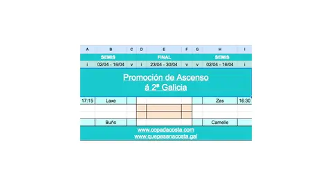 fase de ascenso a Liga da Costa 2023