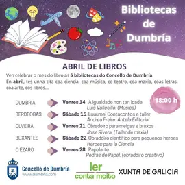 Abril de contos en Dumbria