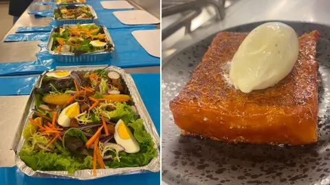 Menu Solidario do obradoiro de emprego de Cocina de Carballo