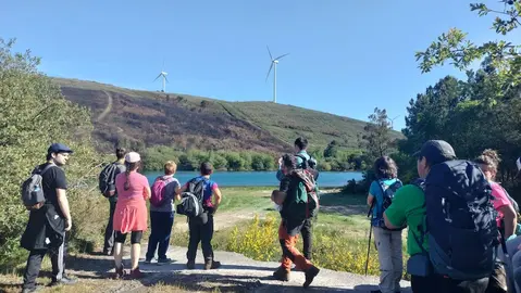 Ruta con Senda Nova entre eolicos