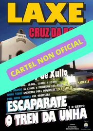 Cartel falso festas laxe