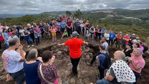 Visita guiada no castro de Santa Baia-Laracha