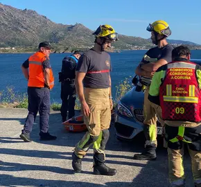 Rescate en Gures-Bombeiros
