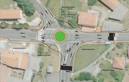 Rotonda Bermun 1 Cee mapa