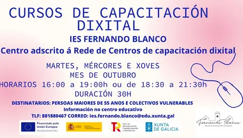 Curso Capacitacion Dixital IES Fernando Blanco