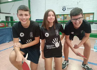 Xogadores do Cee Tenis de Mesa