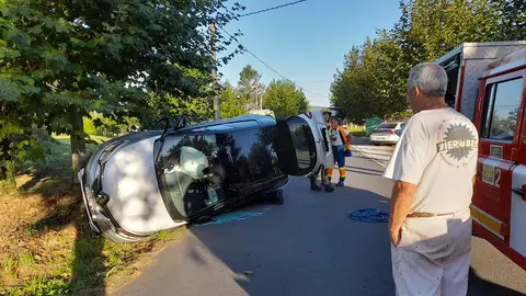 Accidente en Caselas-Santa Comba