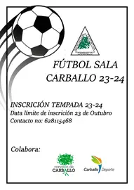 Cartel Liga Futsal Carballo 23-24