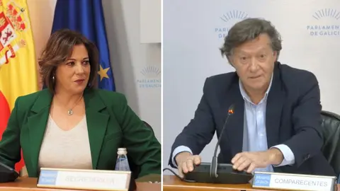 Begona Rod Rumbo e Lete lasa na Comision do Parlamento sobre o campo do Couquino