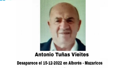 Desaparecido Antonio Tunas Mazaricos