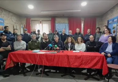 Rolda de prensa Carril pellets mar