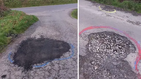 PIntando as fochancas