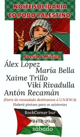 Noite solidaria palestina cee