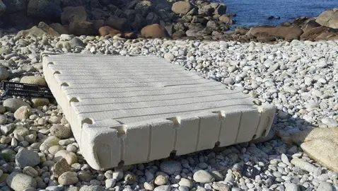 colchon lixo en Muxia