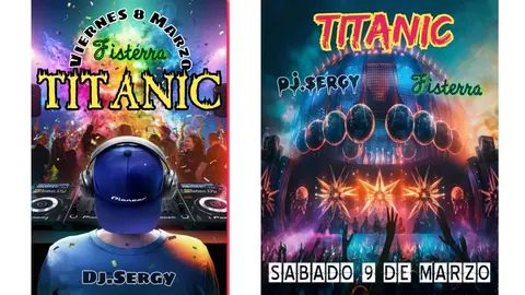 dj Sergy no Pub Titanic de Fisterra