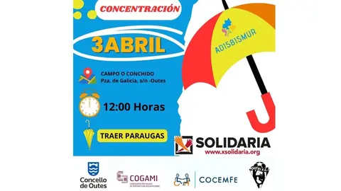 Concentracion Adisbismur Outes X SOlidaria