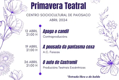 PRIMAVERA TEATRAL CARTEL laracha abril 2024