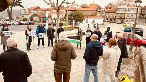 Concentración Palestina Corcubion