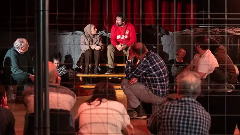 Estrea da obra teatral "Vía Morta". CC. Constante Liste. A Ramallosa, Teo.