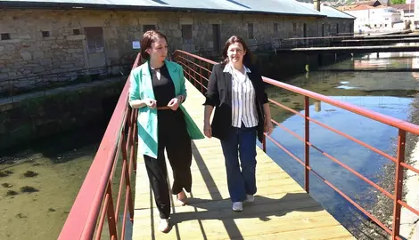 Reforma Pasarela dos Muino do Pozo do Cachon en Muros