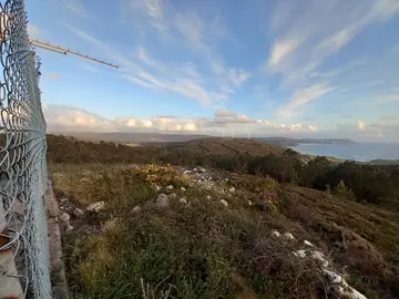 zona de sinal do repetidor do seixo