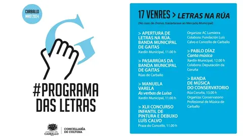 Programa das Letras Carballo 2024 1