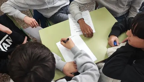 Alumnos de Malpica no programa EDUCO