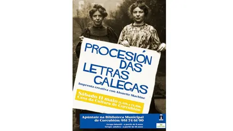 Procesion das Letras Corcubion