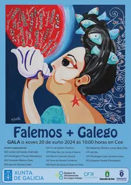 Cartaz Festival Falemos mais galego ies costa da morte