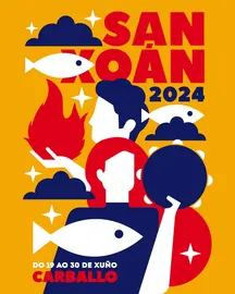 Cartel San Xoan Carballo 2024-Adrian Varela