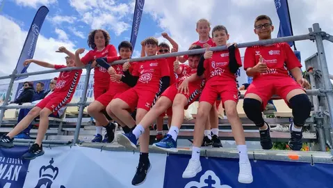 Balonman na rua en Zas 1