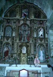 Retablo Altar Maior da Igrexa Buxantes-Foto-Modesto Garcia Quintans